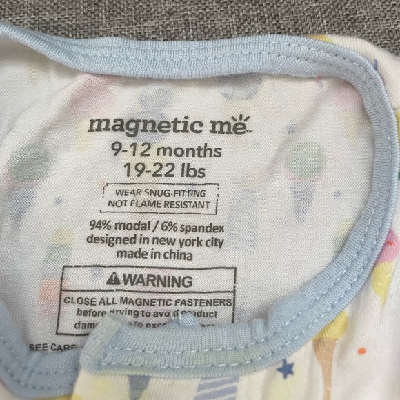 Me Pajamas Me Ice Cream Cone Coverall Pajamas92